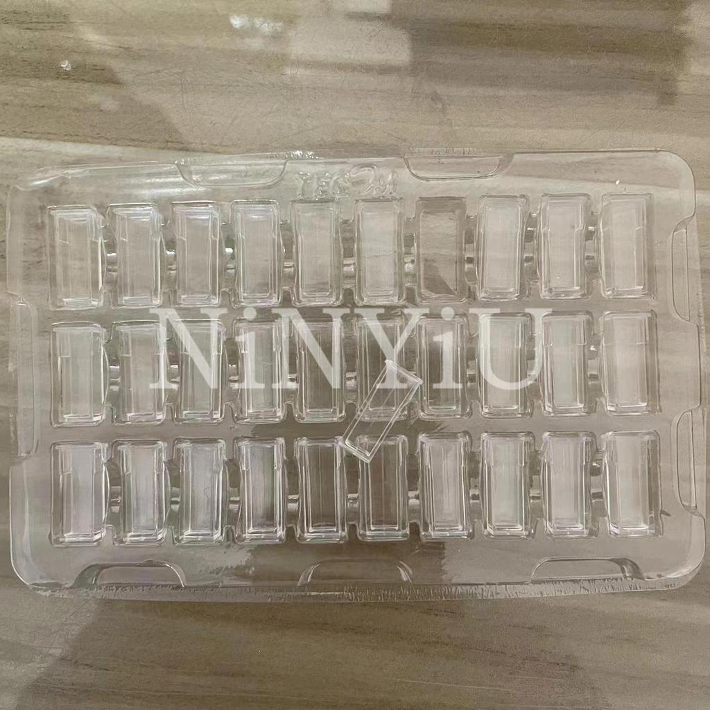 【QJ】90PCS Cuvettes สำหรับ TECOM TC6010 TC6010L TC6030L 6090L TC220 Biochemiical เครื่องวิเคราะห์ TC2