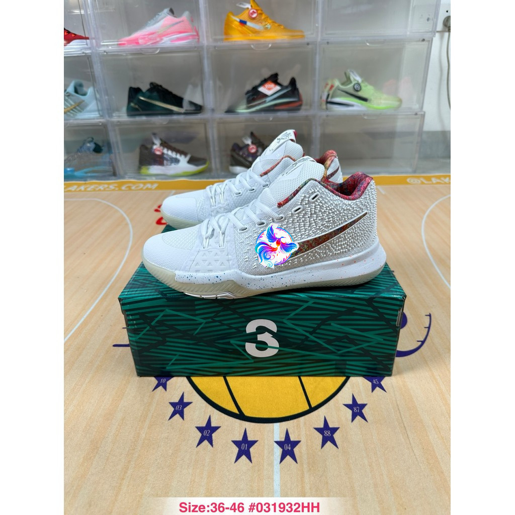 บริษัทระดับ Kyrie 3 Irving 3 Generation ผู้ชายผู้หญิงกีฬา Leisure Air Cushion รองเท้าบาสเก็ตบอล MBR2