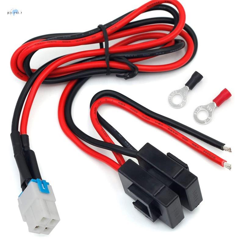 สายไฟ DC 4 พิน 12AWG สําหรับวิทยุ FT-450D FT-891 12AWG สายไฟ DC