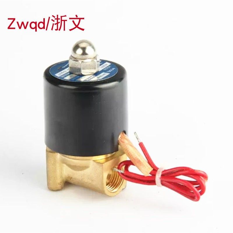 Zhewen Solenoid วาล์ว 2W025-06 2W025-08 วาล์วน้ํา Air Valve วาล์วน้ํามัน Hydrophobic วาล์ว 1 จุด 2 จ