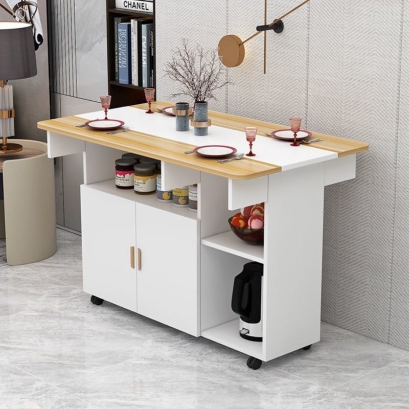 Upgraded Nordic Foldable Dining Table For 4-8 People Home Simple Dining Folding Table Small Apartmen