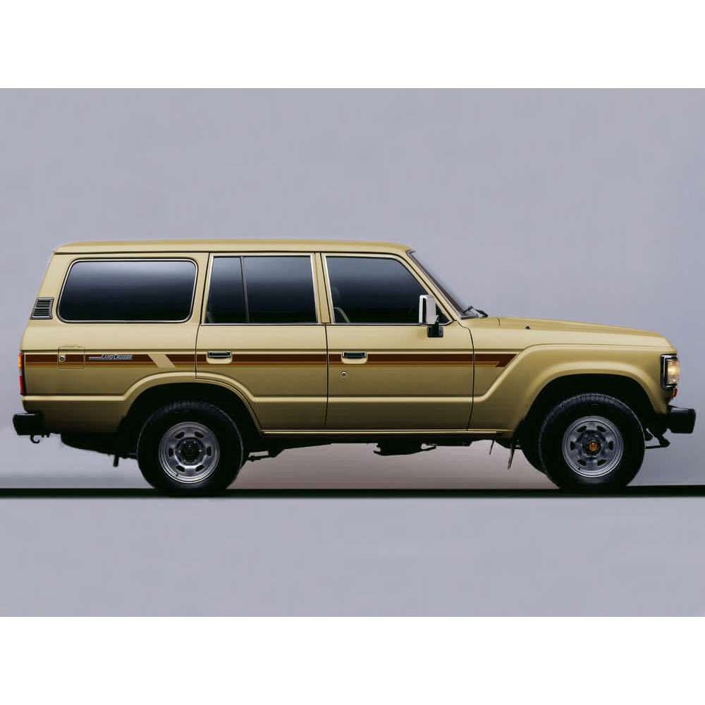สติ๊กเกอร์ติดรถ BODY STRIPES DECAL KIT สําหรับ TOYOTA LAND CRUISER J60-SERIES