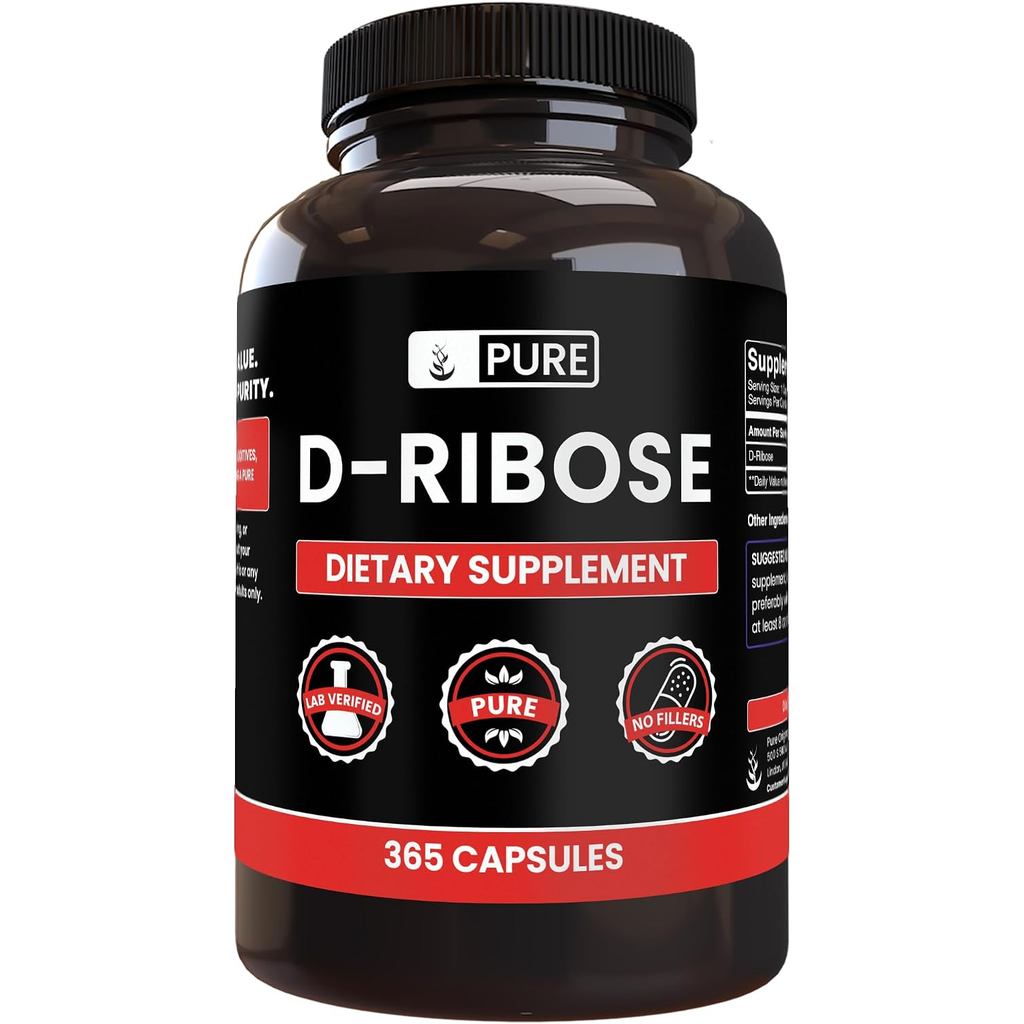 PURE ORIGINAL INGREDIENTS, D-ribose, 365 แคปซูล