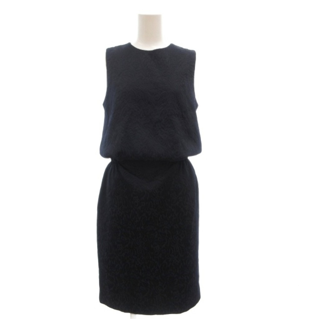 Beno Aga Dress Sleeveless Navy 9size Direct from Japan Secondhand