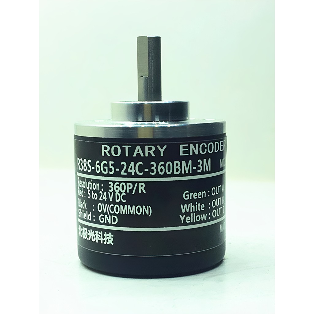 R ROTARYENCODER ตัวเข้ารหัสแบบหมุนได้ R38S-6G5-24C-360BM-3M Ready Stock Model สินค้าของแท้ทั้งหมด