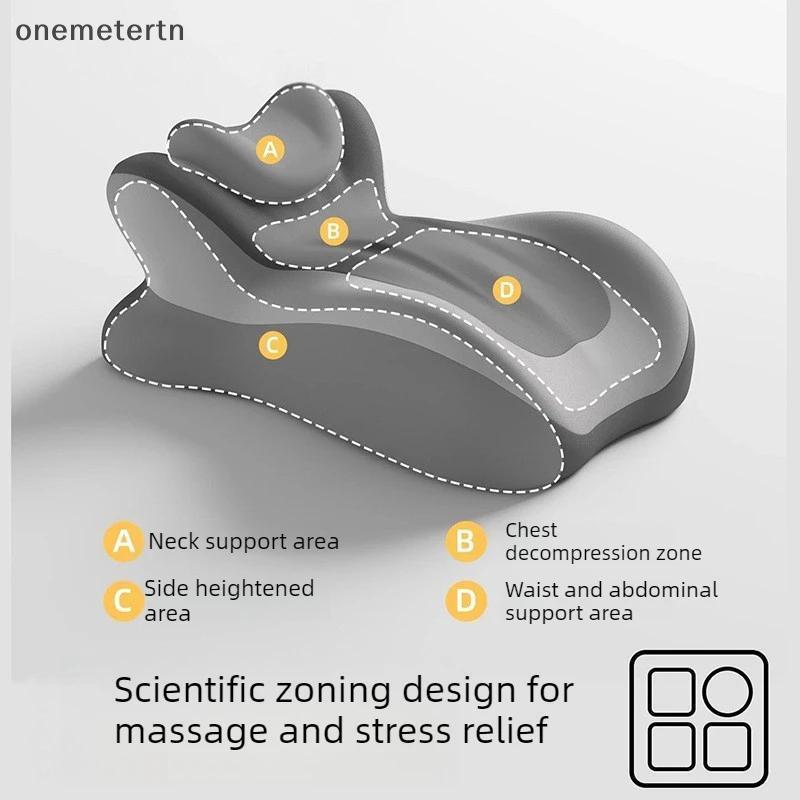 Oyr 1 ชิ้น Ergonomic หน่วยความจําผ้าฝ้ายหมอนขี้เกียจเป็นมิตรกับผิวเบาะนุ่มสําหรับท้อง Sleeper โทรศัพ