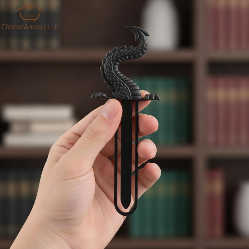 CHE Dragon Tail Bookmark ศิลปะ Fany Design Page Marker 1/2/4pcs ของขวัญที่ยอดเยี่ยมสําหรับ Writers R