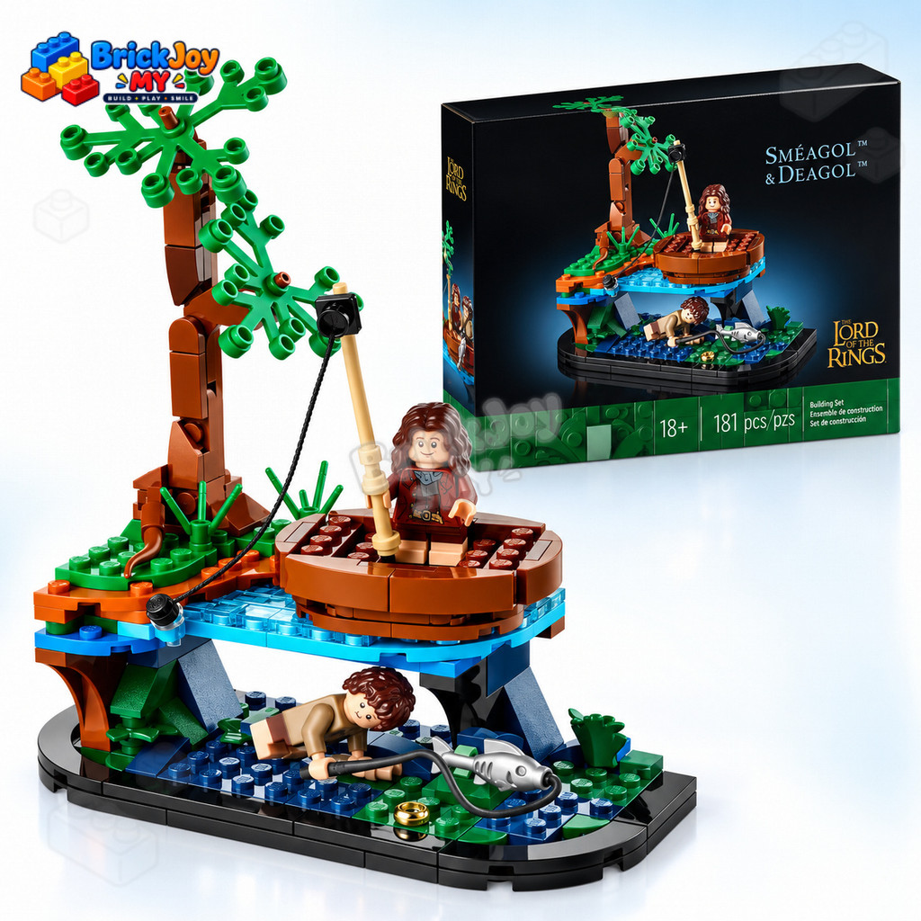 40761 Lord of the Rings Sméagol & Déagol Building Blocks ชุดแฟนตาซีตัวละครรุ่นสะสมของเล่นของขวัญสําห