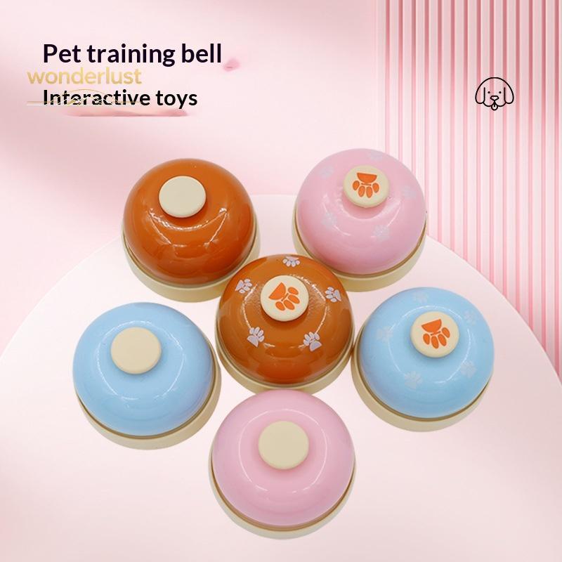 [Easy-t] Paw Print Pet Training Bell Easy Press Tabletop Call Bell ทนทานสําหรับสุนัขขนาดกลางขนาดเล็ก