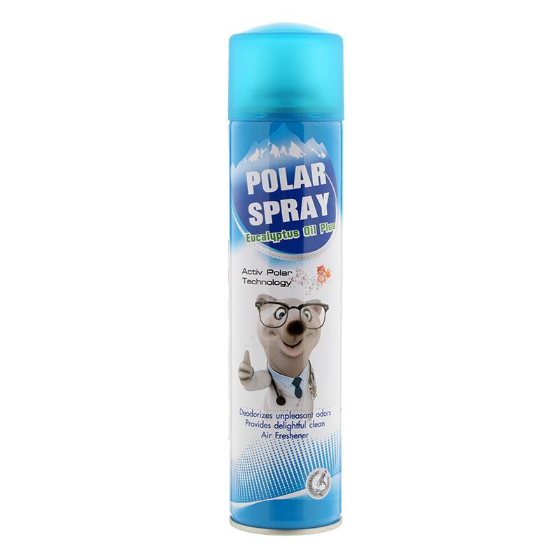 โพลาร์สเปรย์ผลิตภัณฑ์ปรับอากาศน้ำมันยูคาลิปตัส 280มล. Polar Spray Eucalyptus Oil Plus 280ml.