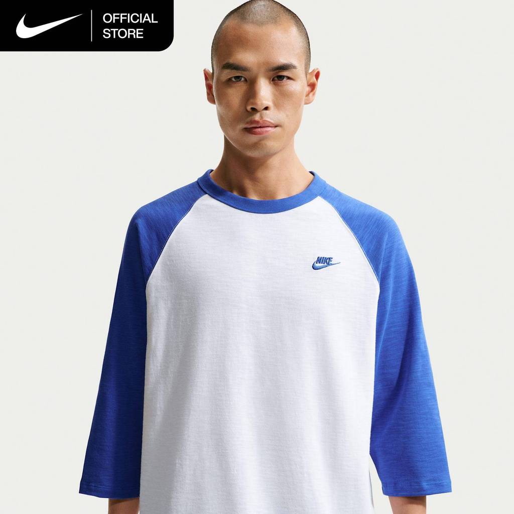 Nike Men's Sportswear Club 3/4-Sleeve Raglan Top - Game Royal [IF0756-480]