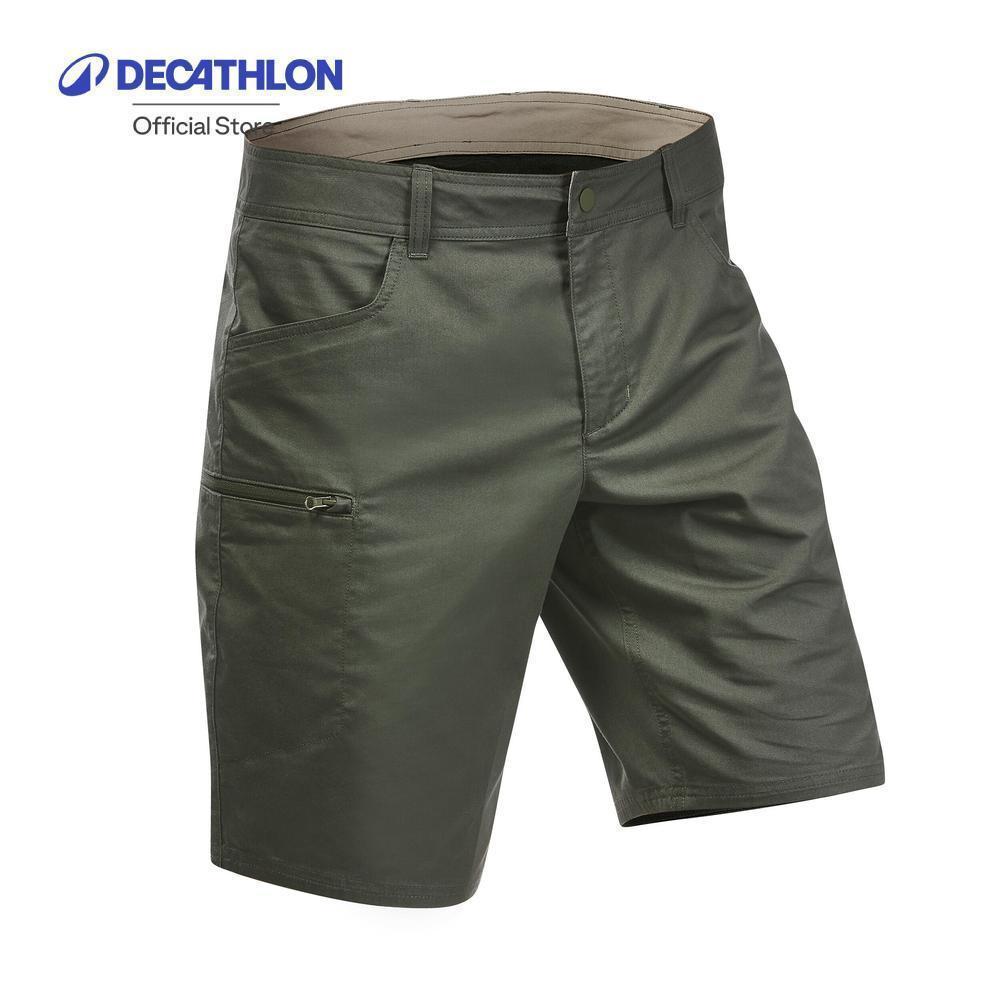 Decathlon Men’S Hiking Shorts Nh500 Regular กางเกงเดินป่าผู้ชายขาสั้นทรงมาตรฐาน รุ่น Nh500 - Green