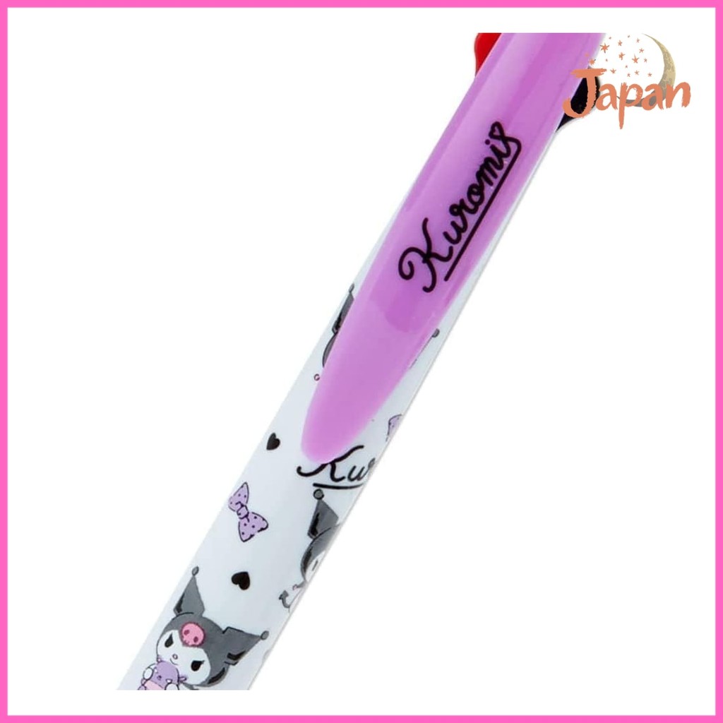 [Direct from Japan]Sanrio Ballpoint Pen, 3 Colors, Jetstream 0.5mm, Made in Japan, Kuromi Set (Ballp