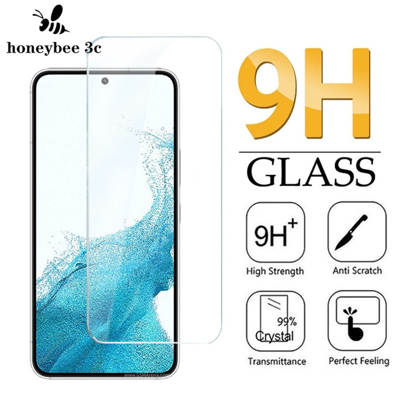 9H ฟิล์มกระจกนิรภัย Samsung Galaxy S23 S22 S21 Plus S20 FE A24 A34 A54 A14 A04s A04e A04 Core A03 A1
