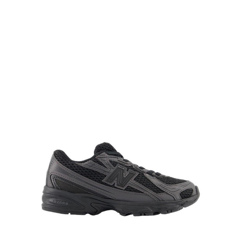 New Balance حذاء أطفال 740 برباط مطاطي — أسود