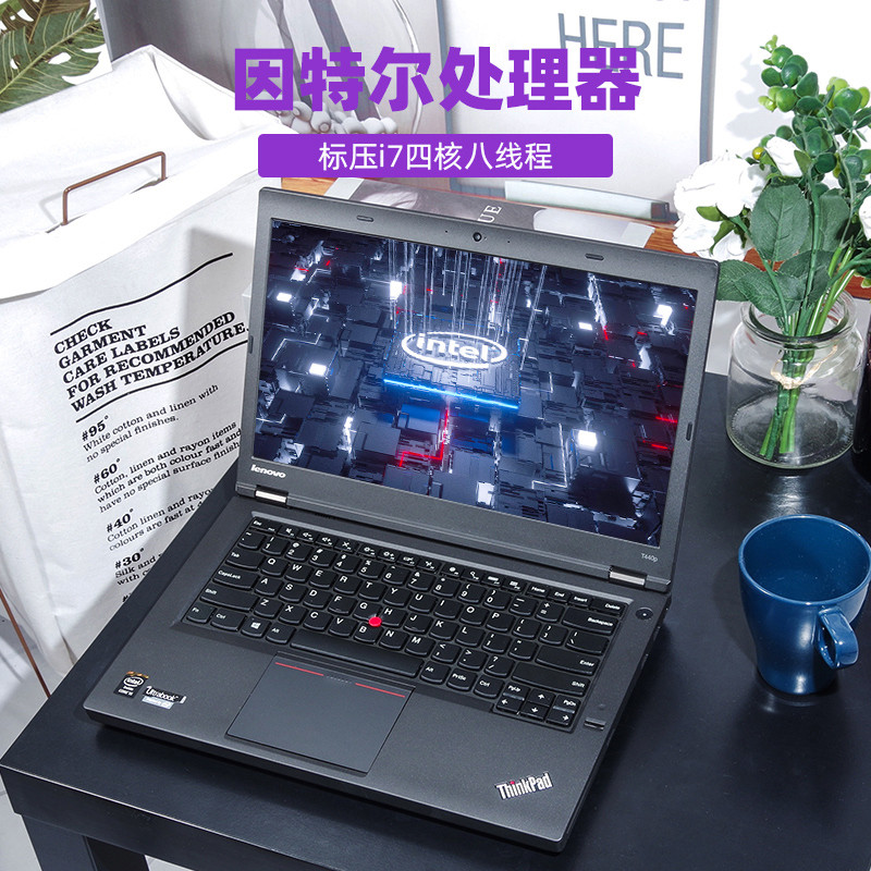 Lenovo Thinkpad แล็ปท็อป T440P จอแสดงผลอิสระ T430 โน้ตบุ๊คเกม i7 i BM T460P T470P