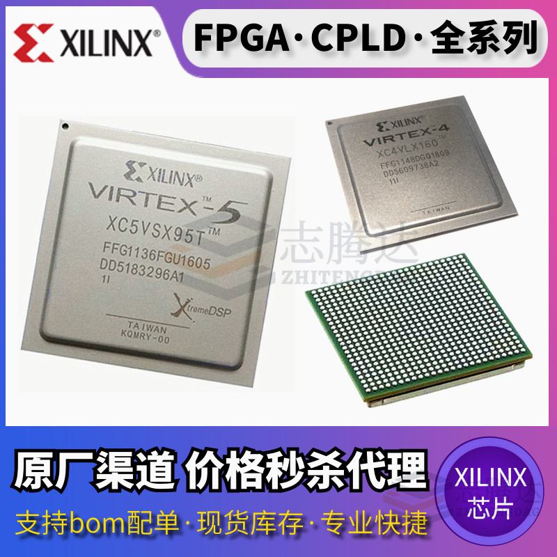 X XC7VX485T-2FFG1158I BGA XILINX Silence Space Military Industry CPLD FPGA Chip