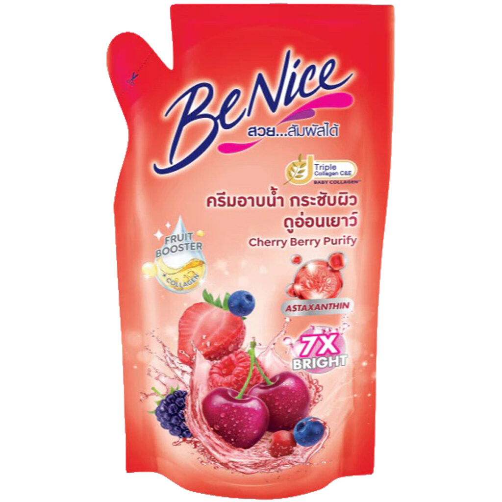 LeeMart ครีมอาบน้ำ บีไนซ์ BeNice 400ML อาบ บีไนท์ ฟรุตตี้ บีไน้ สูตร บีไนส์ เลือกสีได้ ขนาด 400 มล.