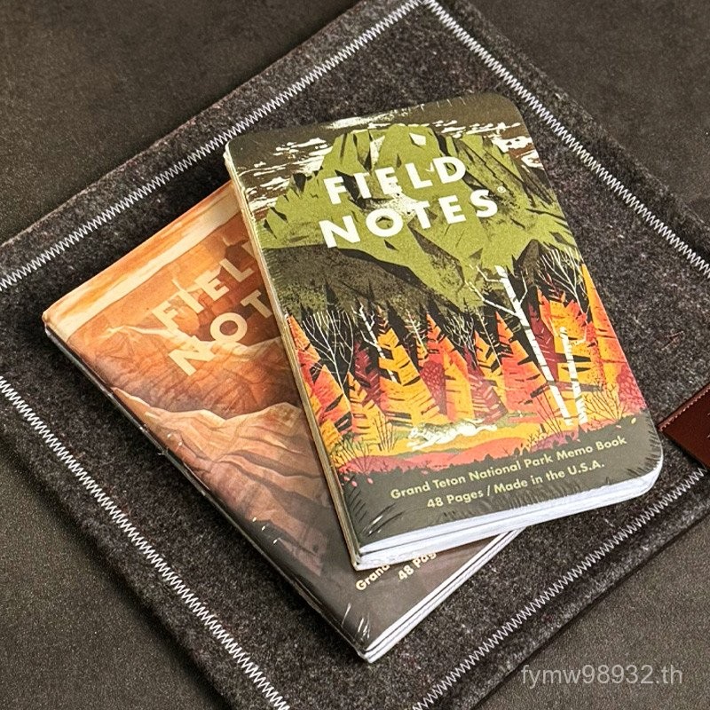 American ของแท้ Original Field Notes National Park Series สมุดบันทึกแบบพกพา Notebook Notepad