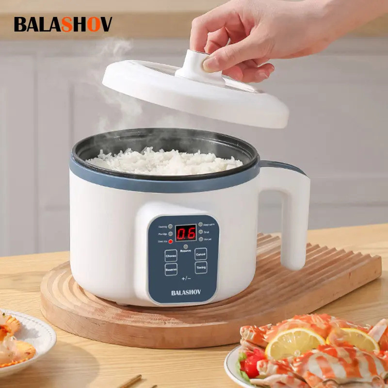 หม้อหุงข้าวไฟฟ้า Multicooker หม้อมัลติฟังก์ชั่น Mini Hotpot Pan ซุปเครื่องใช้ในบ้านสําหรับหม้อในครัว