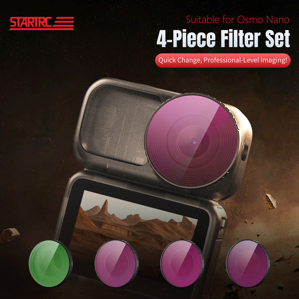 สําหรับ DJI Nano Thumb Camera ND Dimmer CPL Polarizer Set การถ่ายภาพกีฬา Nano อุปกรณ์เสริม