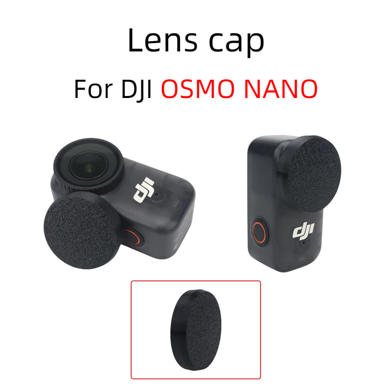 สําหรับ DJI OSMO NANO Thumb Sports Camera ฝาครอบเลนส์ 4k กันรอยขีดข่วนและทนต่อการตกกล้องนิ้วหัวแม่มือยางนุ่ม