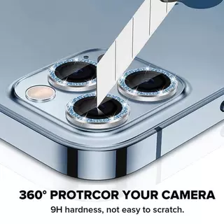 [มีสีให้เลือกมากมาย] เหมาะสำหรับฟิล์มเลนส์กล้อง iPhone11-17Pro max Diamond Edition ฟิล์มด้านหลังกล้องโทรศัพท์มือถือ