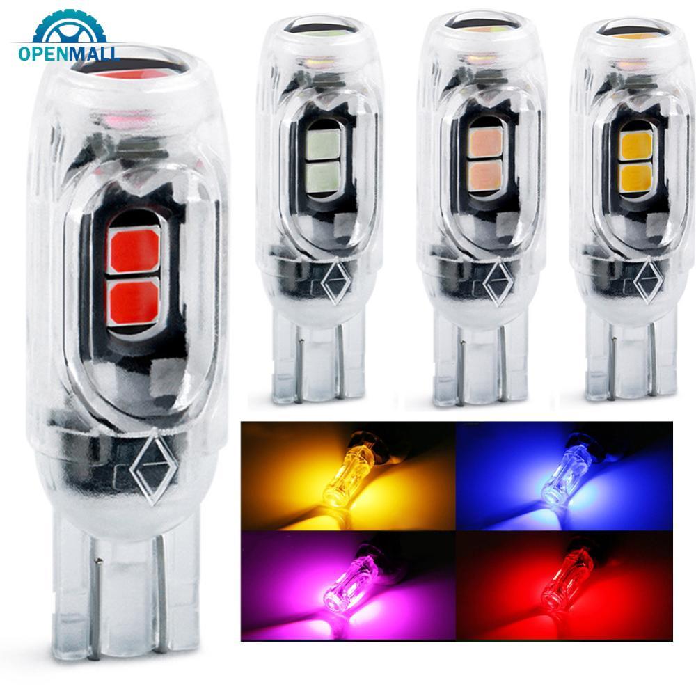 OPENMALL 4PCS T10 รถรถจักรยานยนต์ไฟเลี้ยว LED สัญญาณ Canbus 5SMD Beacon Gap Light วันขับรถอ่านป้ายทะ