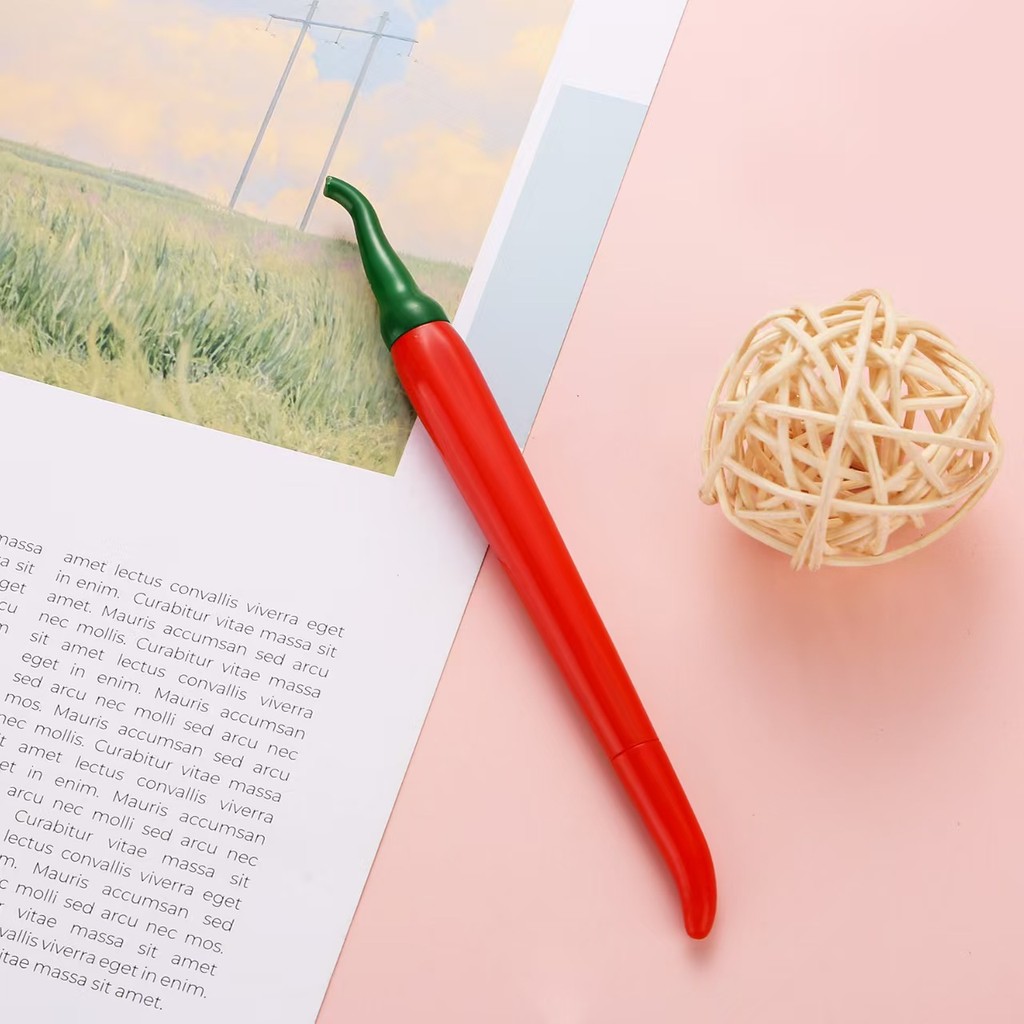 ปากกาเจล-สไตล์เกาหลี พริกชี้ฟ้าจําลอง. เรียบ แห้งเร็ว-ดํา-0.5มม - รูปที่ 4