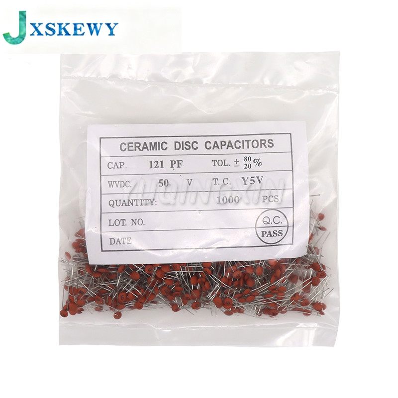 1000pcs ตัวเก็บประจุเซรามิค 50V 1pF ~ 100nF 0.1uF 104 4.7PF 10PF 22PF 33PF 47PF 100PF 101 220PF 221 