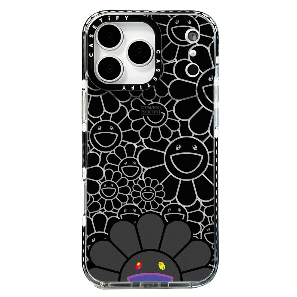 เคสโทรศัพท์ดอกทานตะวันสีดําสําหรับ ไอโฟน 17 มือโปร สูงสุด 17อากาศ 16 15 14 13 12 11 กันกระแทกป้องกันปลอก - รูปที่ 4