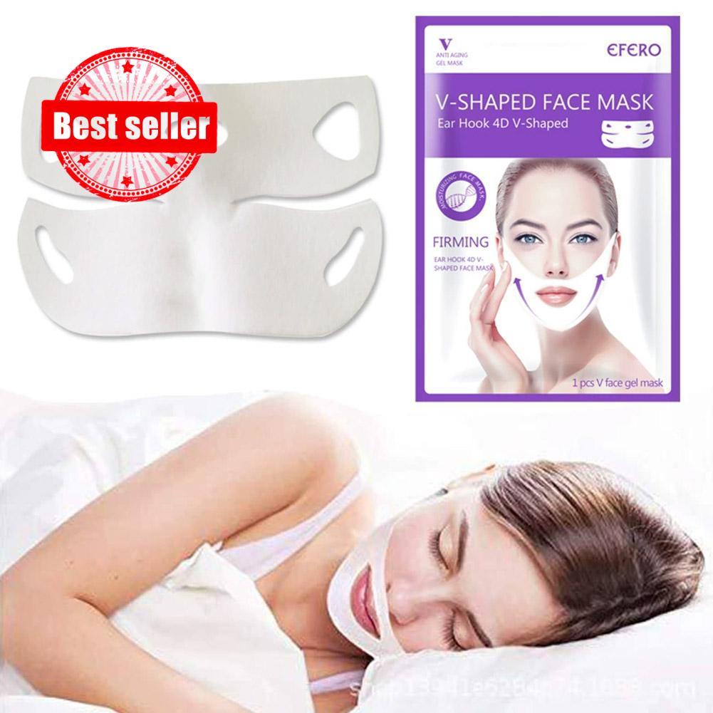 Double Ear Hanging V Shaped Face Face Mask Face Lift Care Mask Up Skin Mask เครื่องมือ Sleeping U3g5