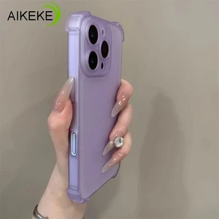Ice Mist เคสโทรศัพท์สําหรับ OPPO A6 Pro A5 A5X A5i Pro Reno 14 14F 10 Pro Plus ค้นหา X9 Pro 5G 4G หรูหรา Matte ฝาหลังน่ารักธุรกิจ Simple Soft AirBag กันกระแทกปลอก