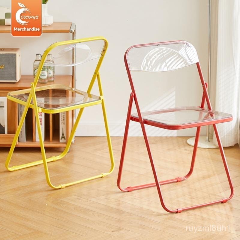 เก้าอี้อะคริลิคยุบได้ เก้าอี้พับ เก้าอี้พับใส ไม่ต้องติดตั้ง  เก้าอี้โปร่งใส เก้าอี้สวยมาก baby buzz