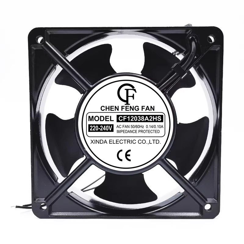 ยี่ห้อใหม่ CF แชสซี 220V/380V พัดลมระบายความร้อน CF12038A2HS/HBL CF12038A3HS 12038