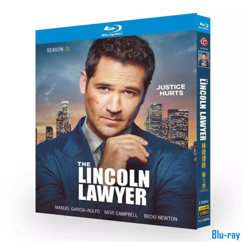 [BRAND NEW SEALED] ละครอเมริกัน The Lincoln Lawyer ซีซั่น 3 (2024) Blu-ray 1 แผ่น