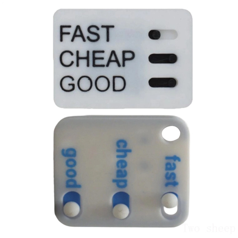 Good Fast Cheap Fidget Toy: Pick Two Pricing Tool Gag Gift - กลไกที่ไม่ซ้ําใคร