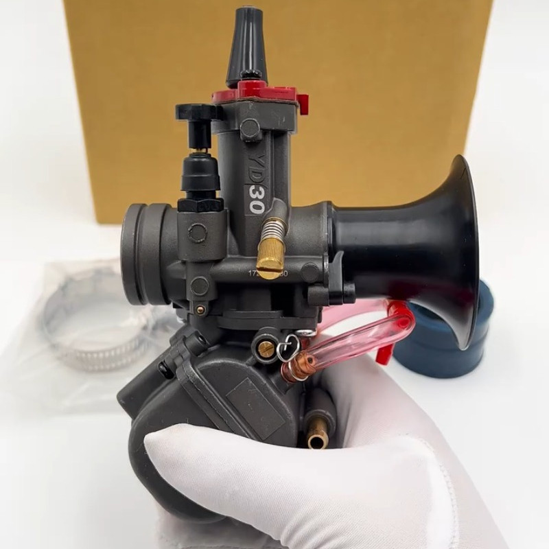 คาร์บูเรเตอร์รถจักรยานยนต์ Yoshimura YD-MJN28 YD-MJN30 YD28 YD30 Dual Stack คาร์บูเรเตอร์ Power Up K