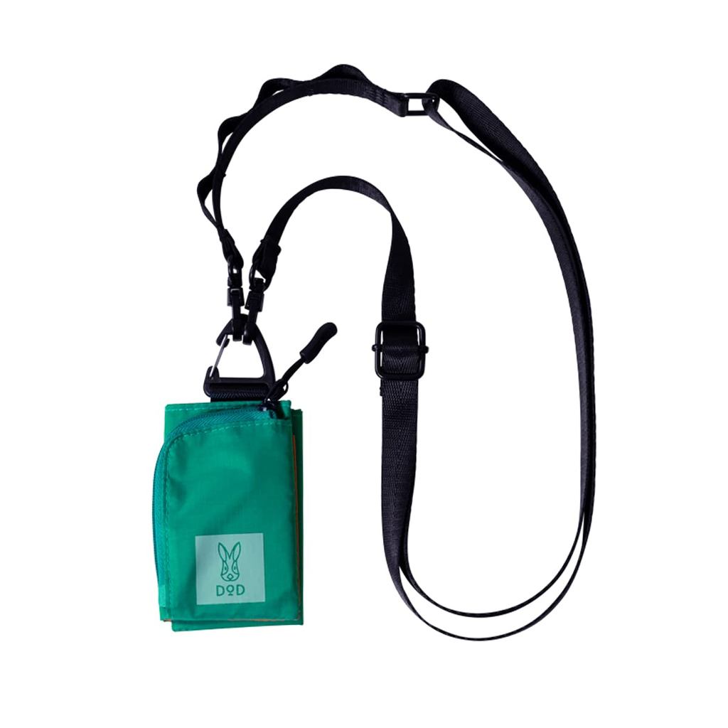 DOD Usazenny Nylon Mini Trifold Wallet Unisex Outdoor Strap BG1-999-BL Blue Gray [Direct from Japan]