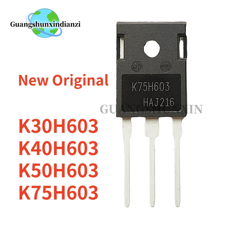 5PCS K30H603 K40H603 K50H603 K75H603 TO-247 IGBT Field Effect หลอดเดียว