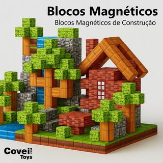 Blocos Magneticos Construção De Montar 60/96/148/192/296/384 Menino Bloco Construção