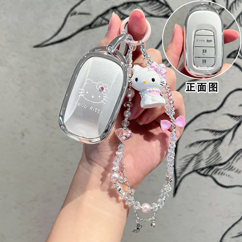 ที่ใส่กุญแจรีโมทรถยนต์ Honda City HRV Accord CRV Civic WR-V Jazz BRV XRV FIT พวงกุญแจรถ. กระเป๋าใส่กุญแจรถ