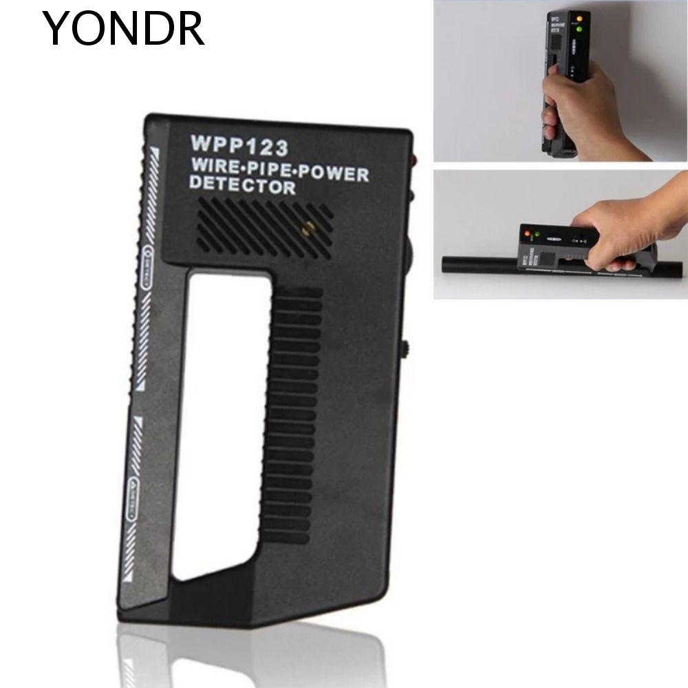 YONDR เครื่องตรวจจับพลังงานท่อลวด,ความไวสูง WPP123 Wall Detector Scanner, Multifunctional DIY ทํางาน