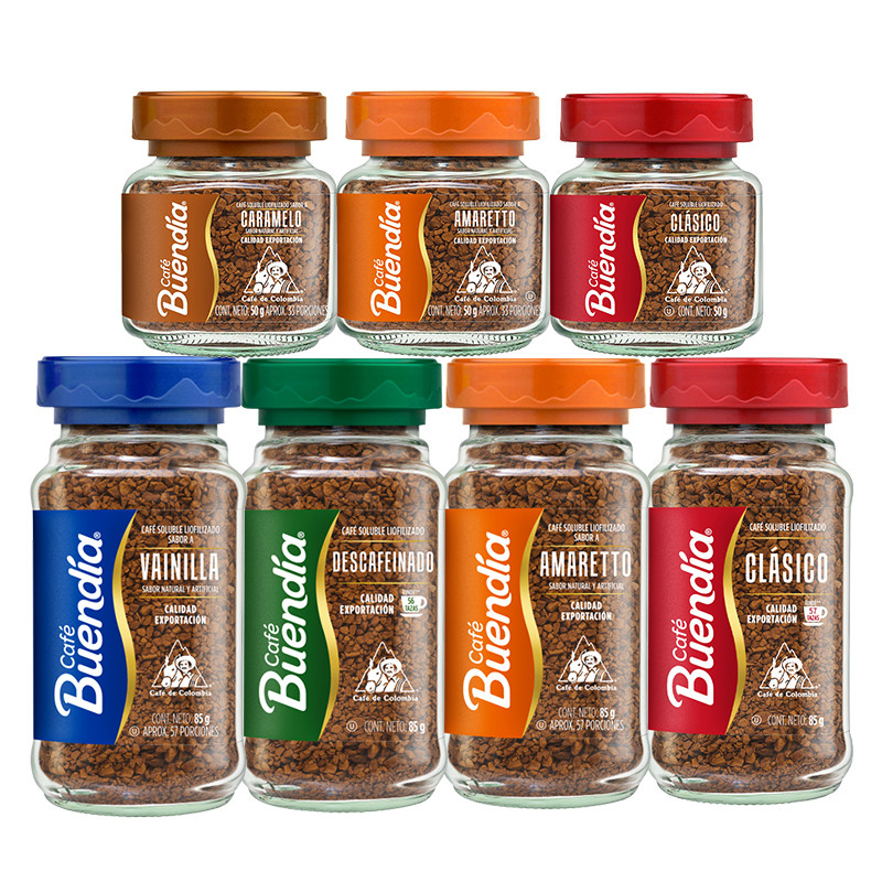 Buendia Buendia Colombia นําเข้าผงกาแฟดําแห้งแช่แข็งทันที American Espresso Arabica Coffee