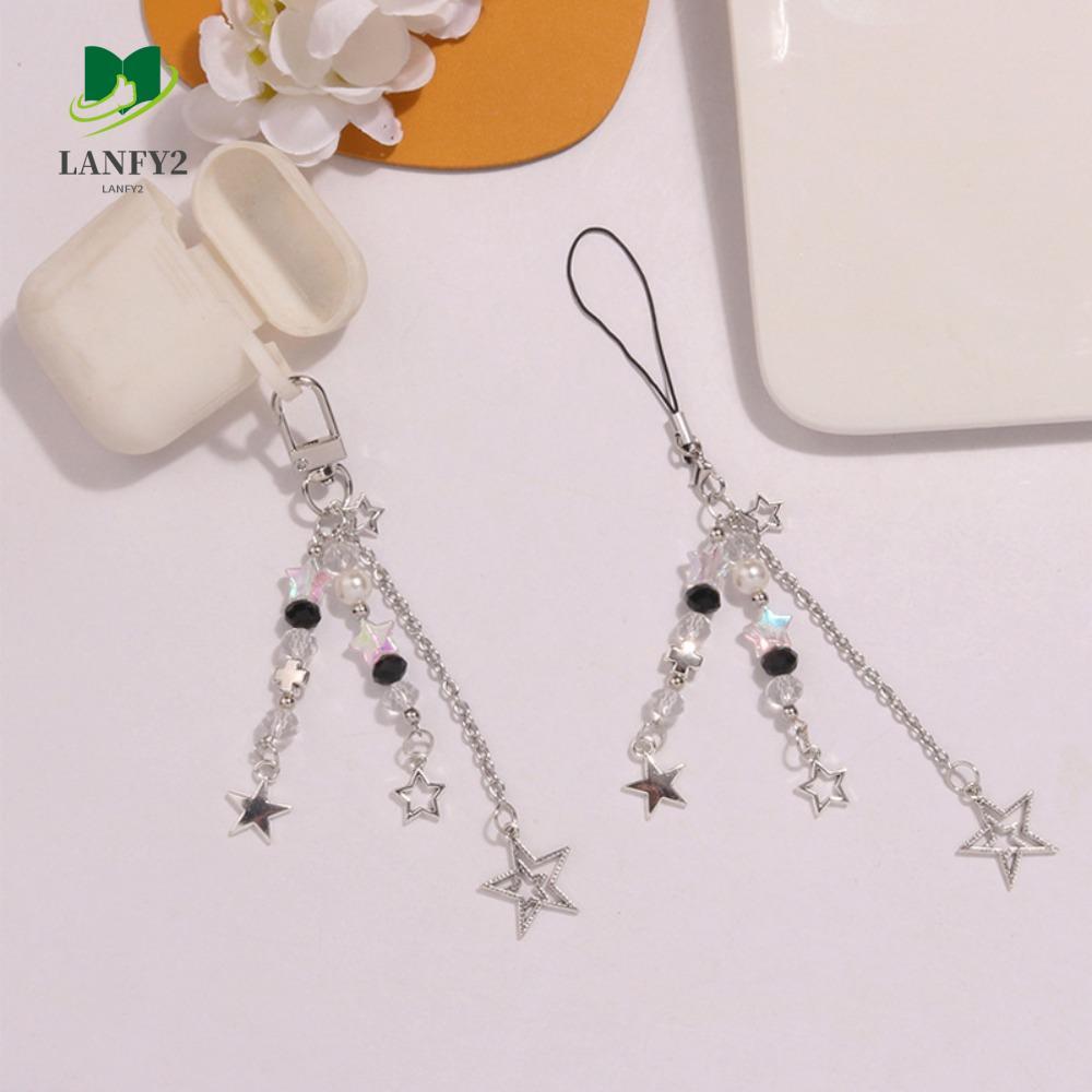 ALANFY Y2K Phone Chain, Key Chains Star Y2K Star Phone Pendant, Y2K Aesthetics Key Chain Aesthetic C