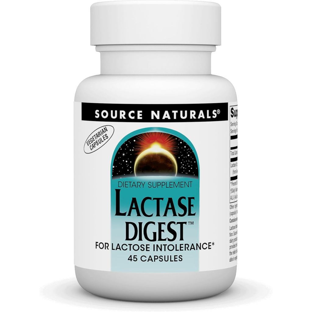 แหล่งที่มาธรรมชาติ, อิงค์. Lactase Digest* - 45 VegCap
