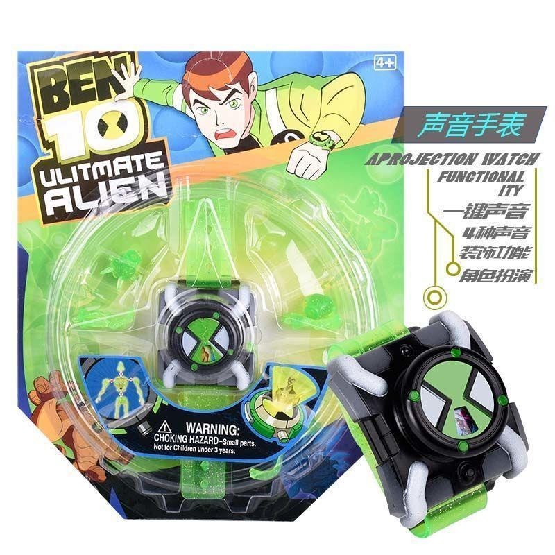 【พร้อมส่ง】ben 10 omnitrix omniverse เบ็นเท็น นาฬิกาการ์ตูนหมุนได้พร้อมเอฟเฟกต์แสงและเสียง เป็นของขวัญที่สมบูรณ์แบบสำหรับเด็ก และของขวัญวันเกิด 少年骇客手表