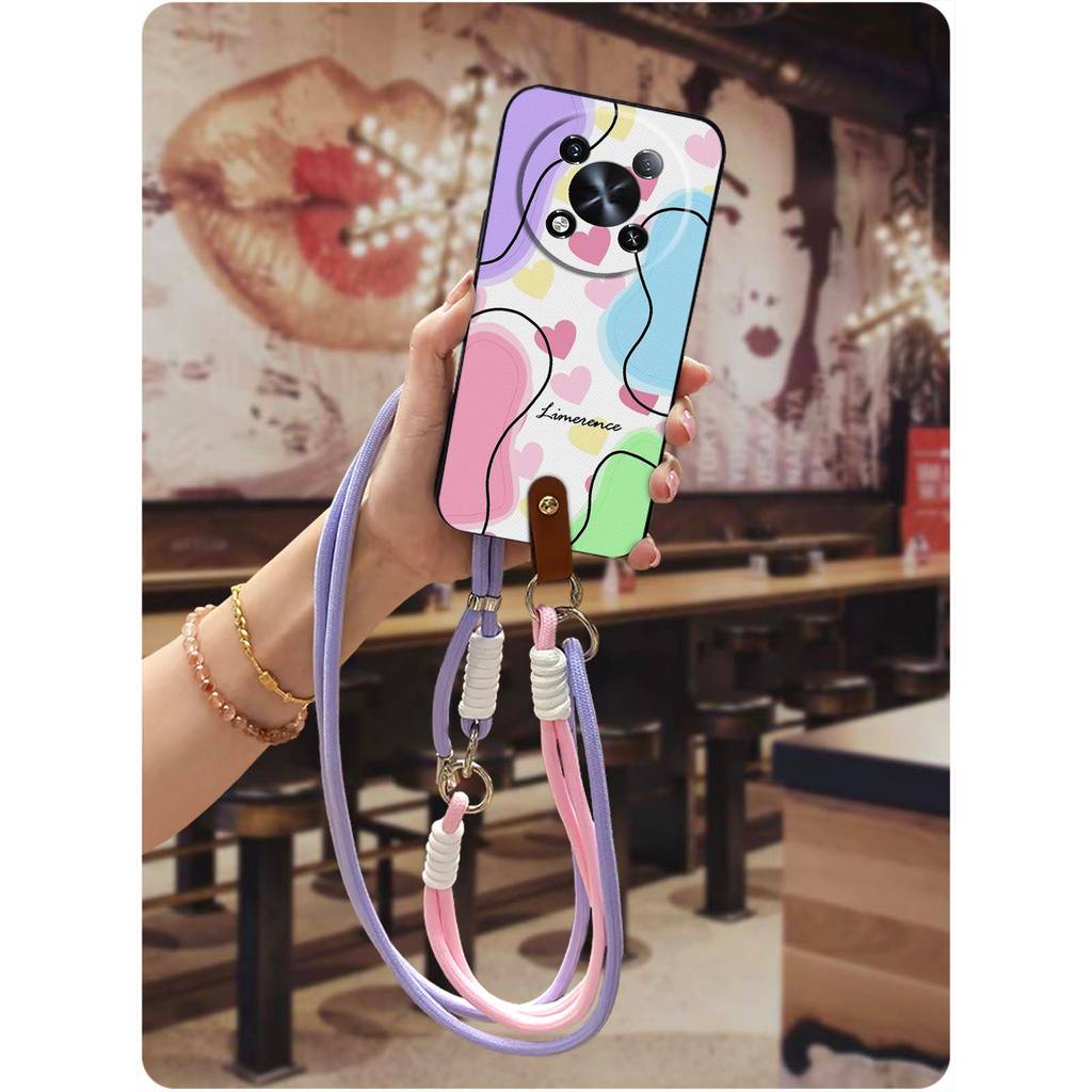 เชือกเส้นเล็ก Graffiti เคสโทรศัพท์สําหรับ Itel RS4/S666LN กันน้ํา TPU น่ารักเต็มห่อป้องกันแนวทแยงทนท