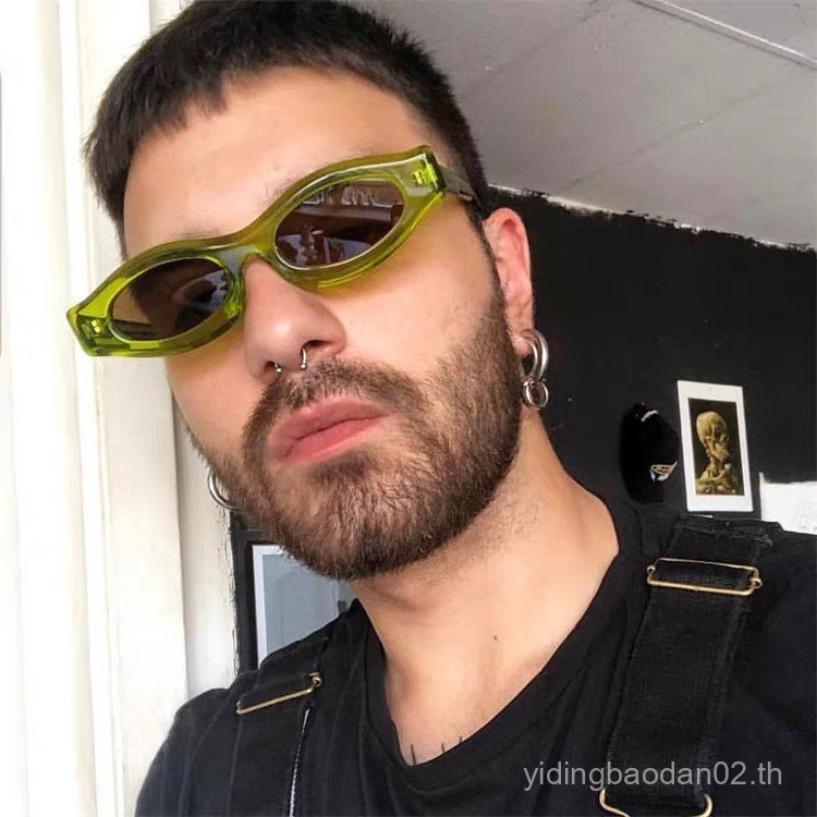 แว่นกันแดดกรอบหนาแคบ สไตล์ยุโรป อเมริกัน ออกแบบพิเศษ ตามแฟชั่น