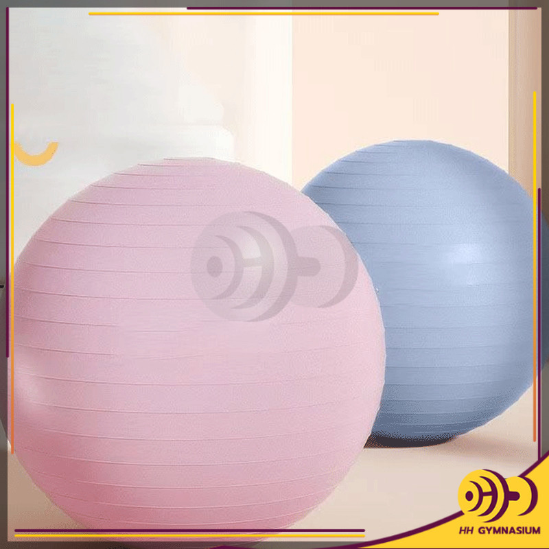 สมดุลบอล กระชับหุ่น เพิ่มการทรงตัว ลูกบอลพิลาทิส ป้องกันการระเบิด PVC Yoga ball ช่วยยืดเหยียด